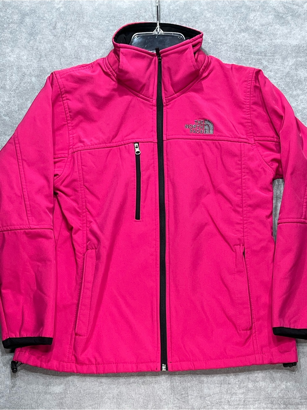The North Face Summit Series Youth Small Pink Soft Shell Jacket Full Zip